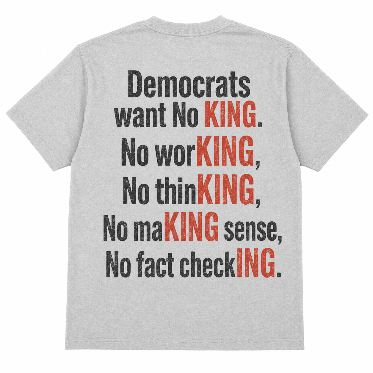 Democrats Want No King Unisex Heavy T-shirt