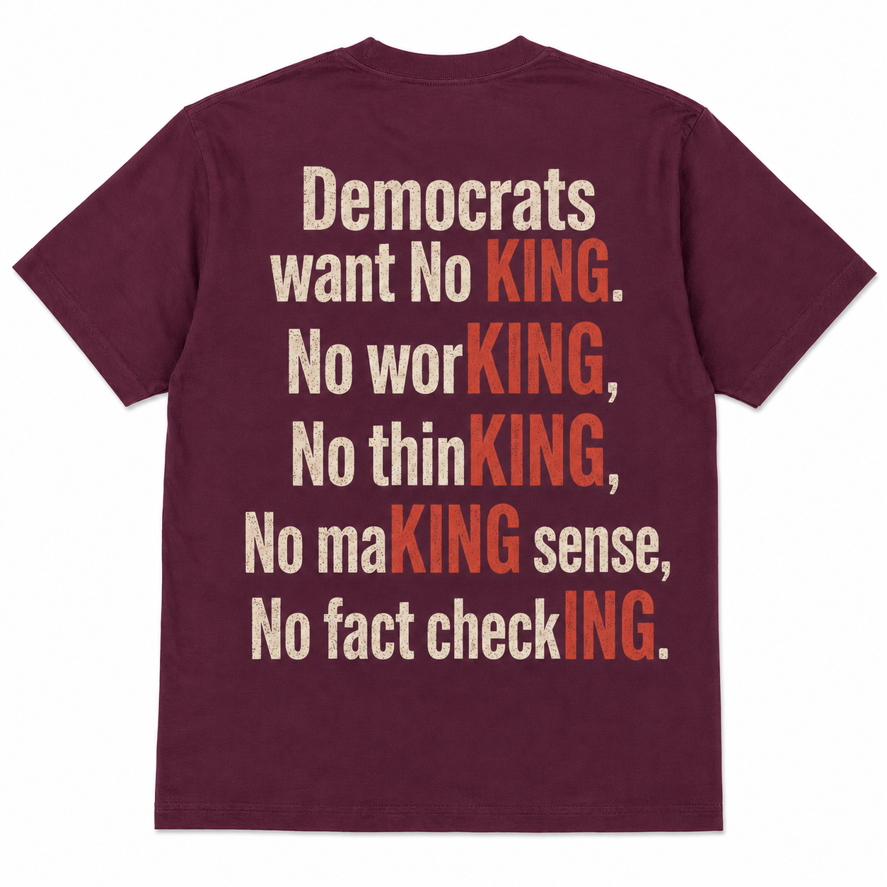 Democrats Want No King Unisex Heavy T-shirt