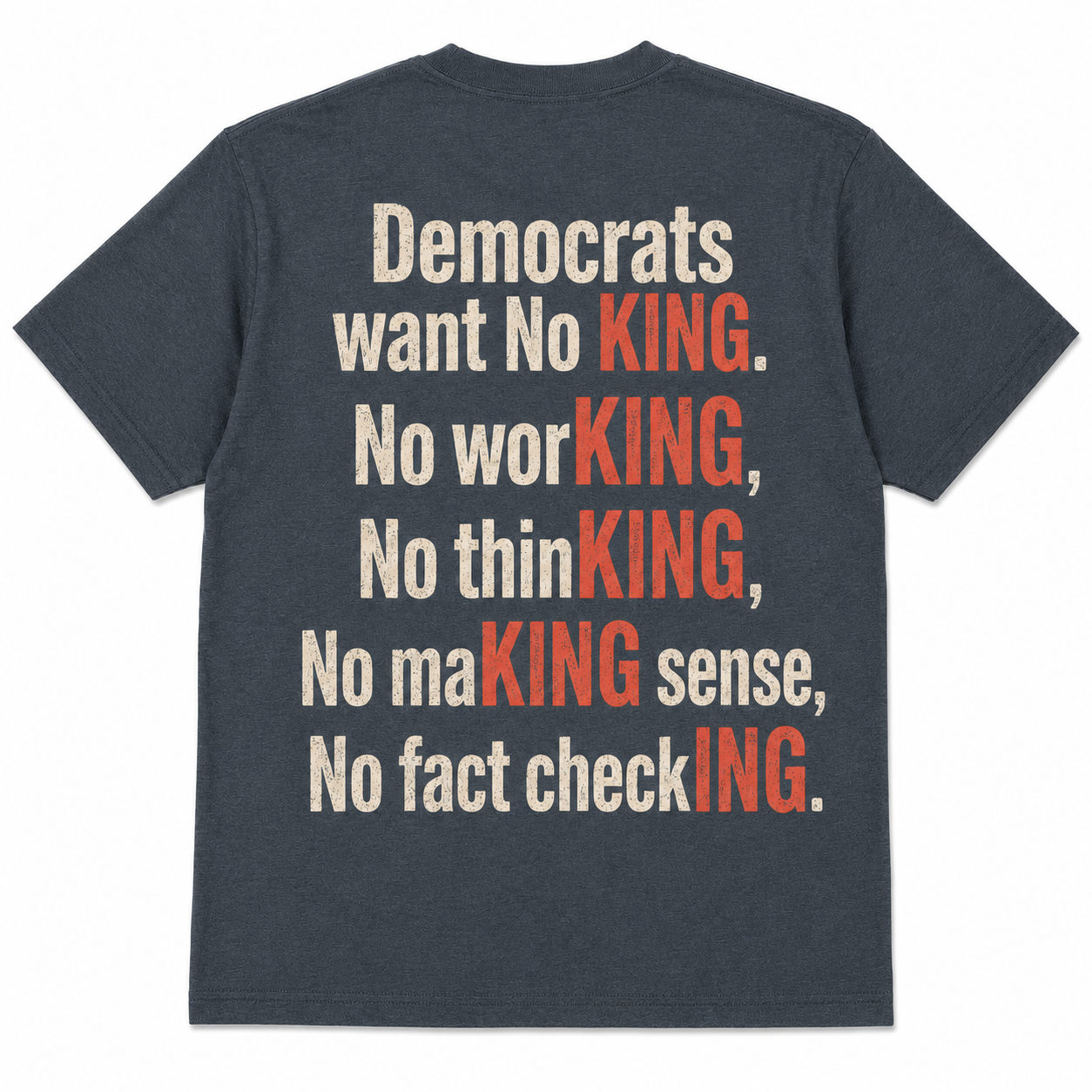 Democrats Want No King Unisex Heavy T-shirt