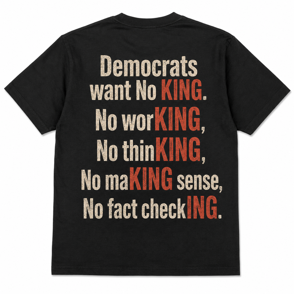 Democrats Want No King Unisex Heavy T-shirt