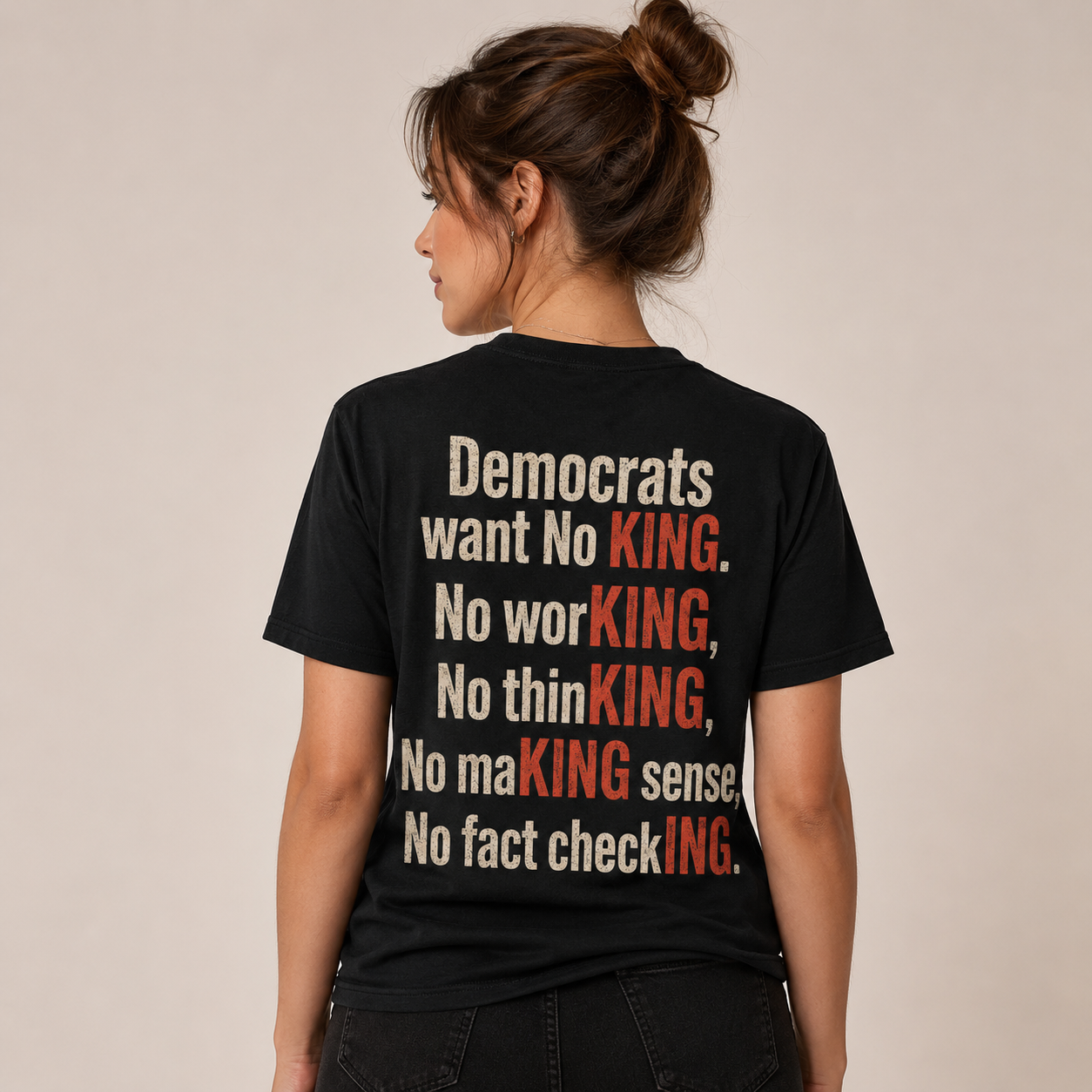 Democrats Want No King Unisex Heavy T-shirt