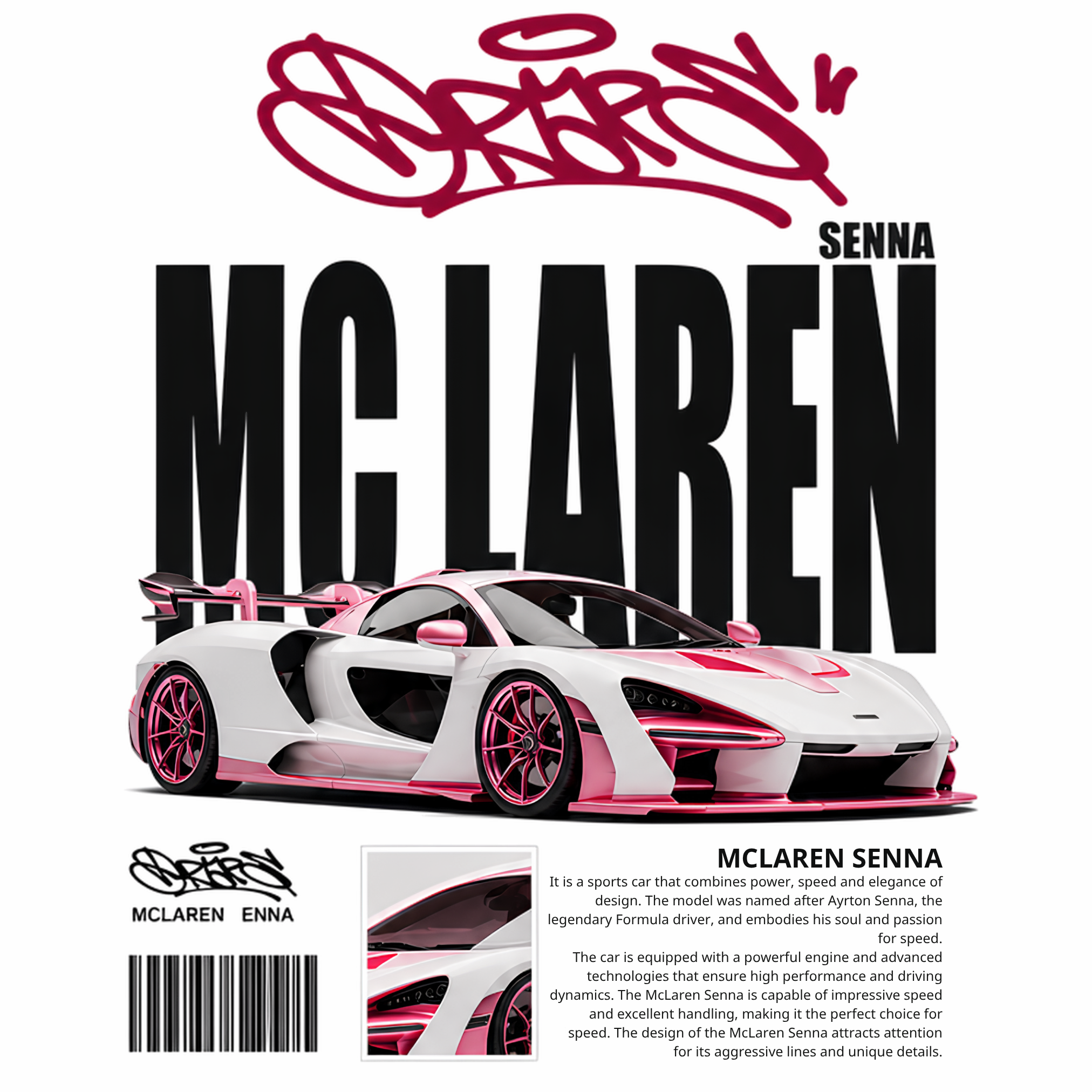 MC Laren Senna T-shirt